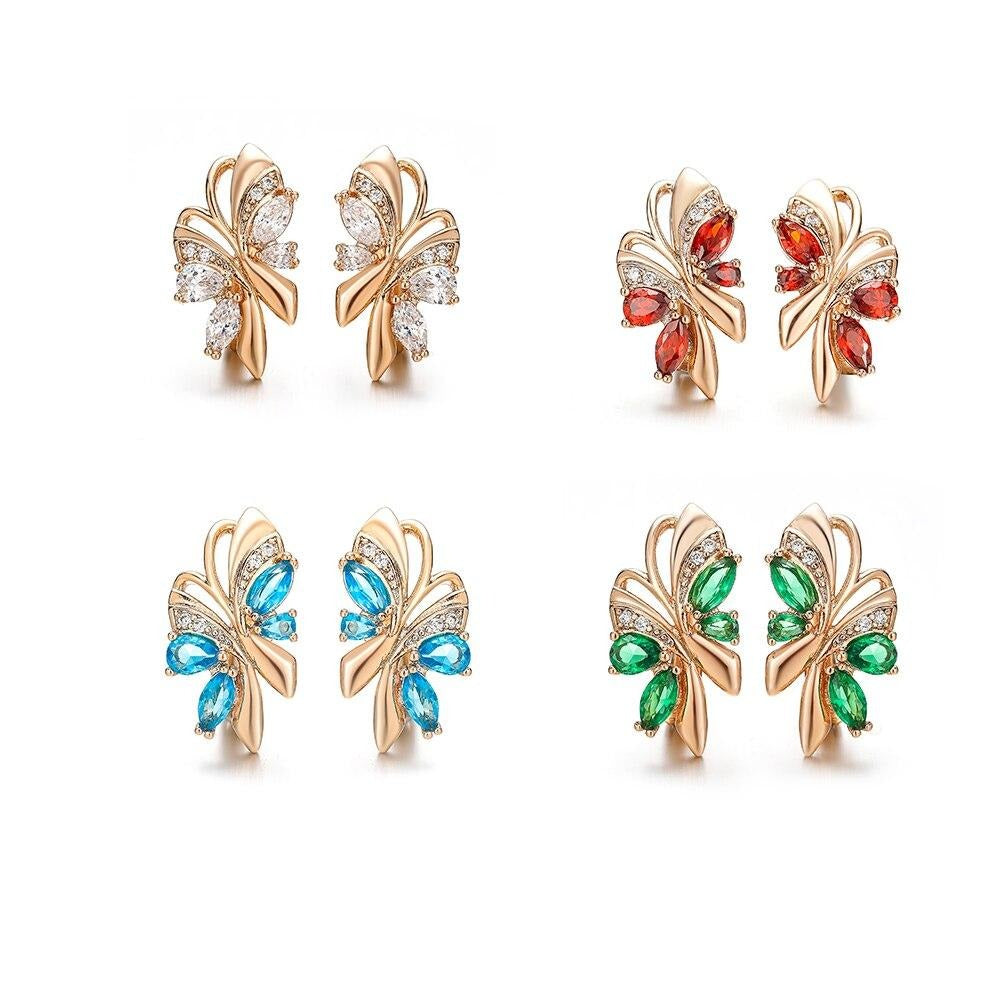 Zircon Cute Crystal Art Earring - the jewellery house