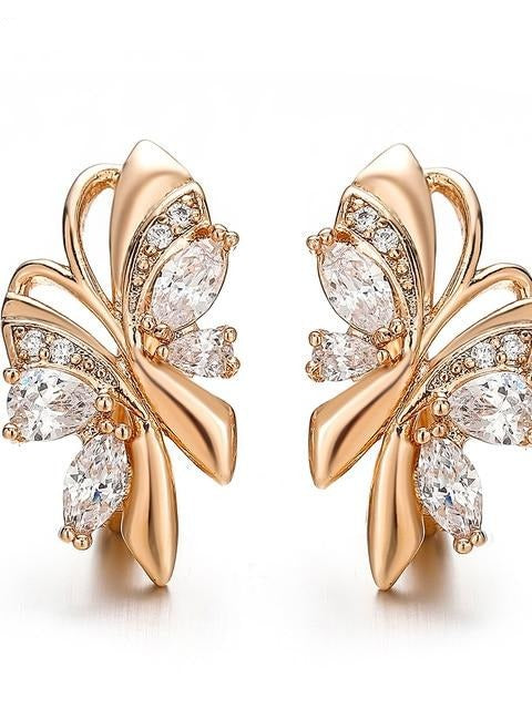 Zircon Cute Crystal Art Earring - the jewellery house