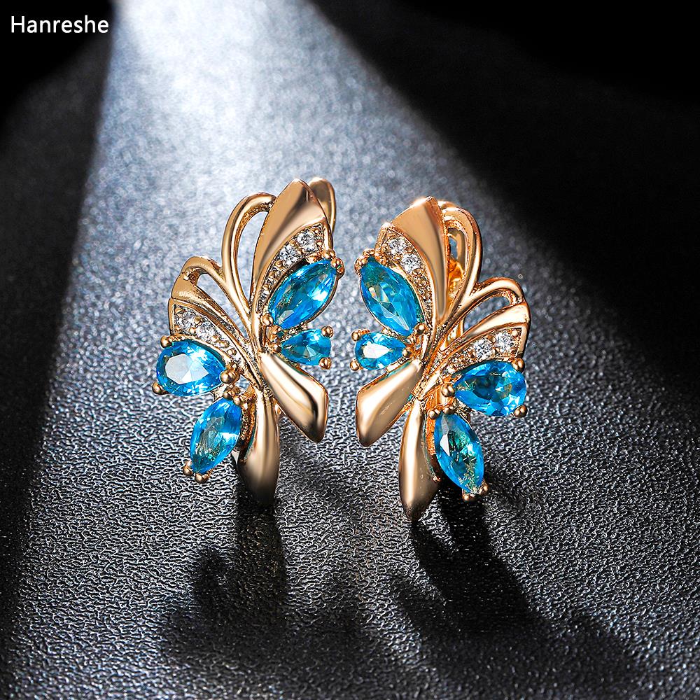 Zircon Cute Crystal Art Earring - the jewellery house