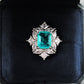 Silver Paraiba Tourmaline Wedding Ring - The Jewellery House