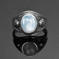 Moonstone Silver Rings Jewelry  - the jewellery house