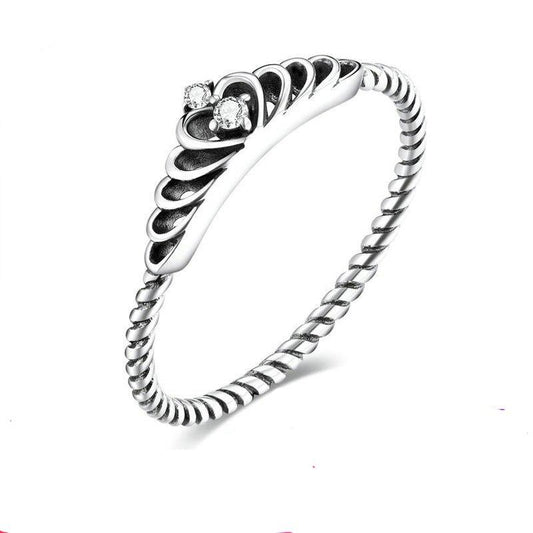 Crown Silver Princess Ring- the jewellery house