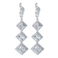 Fashion Lady Long Dangle Wedding Earrings -The Jewellery House