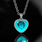 Silver  Heart Tourmaline Necklace Pendant  - The Jewellery House