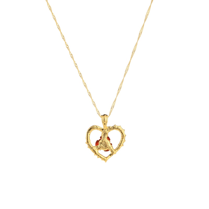 The Heart Rose Love Necklace - the jewellery house