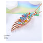 Phoenix Feather Swarovski Crystals Necklace - the jewellery house