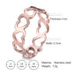 Heart  Plated Stainless Steel Love Ring
