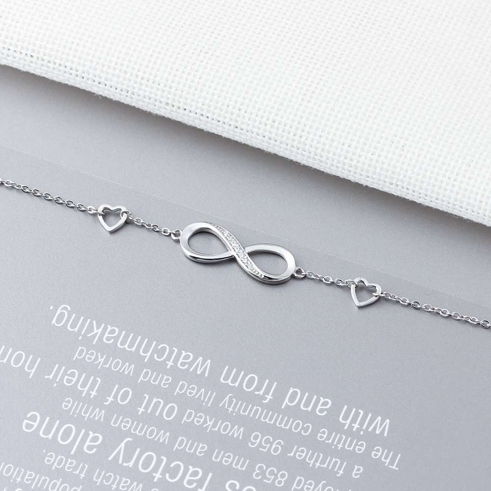 Infinity Fashion Silver Bracelets - the jewellery house