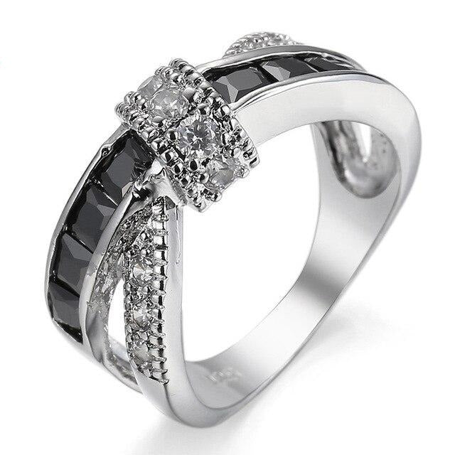 Silver Bowknot CZ Stone Ring - the jewellery house