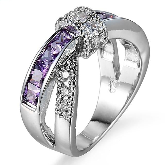 Silver Bowknot CZ Stone Ring - the jewellery house