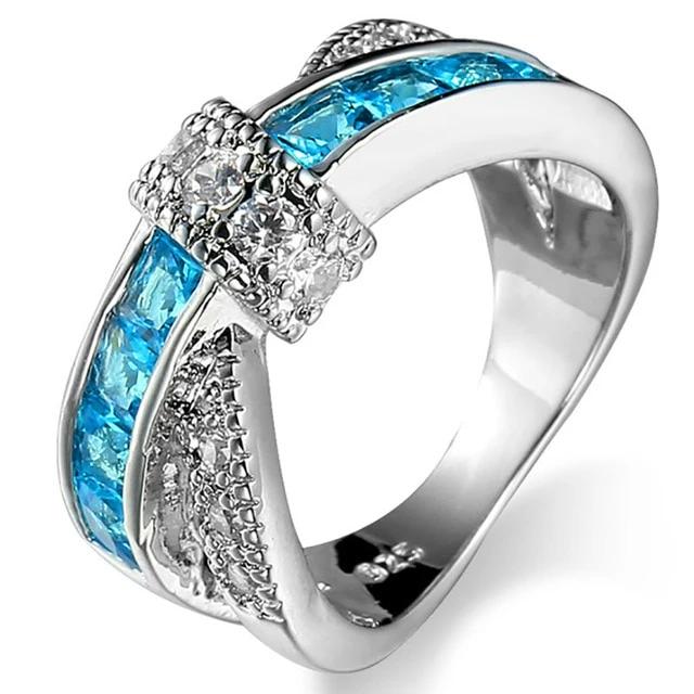 Silver Bowknot CZ Stone Ring - the jewellery house