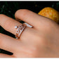 Zircon Rose Gold Fashion Luxury Wedding Rings - The Jewellery House