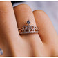 Zircon Rose Gold Fashion Luxury Wedding Rings - The Jewellery House