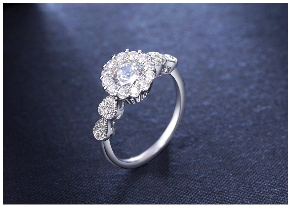 Cubic white zircon Wedding Rings - The Jewellery House