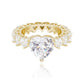 The Special Heart Cubic Zirconia Ring - the jewellery house