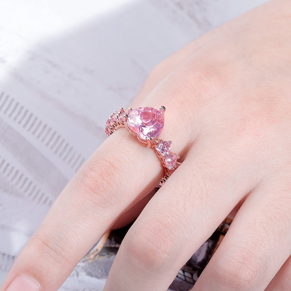 The Special Heart Cubic Zirconia Ring - the jewellery house