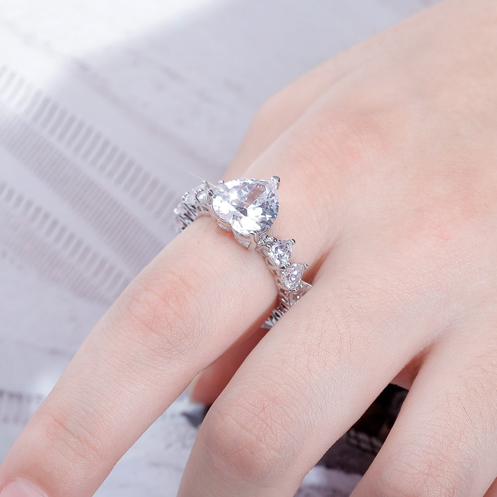 The Special Heart Cubic Zirconia Ring - the jewellery house