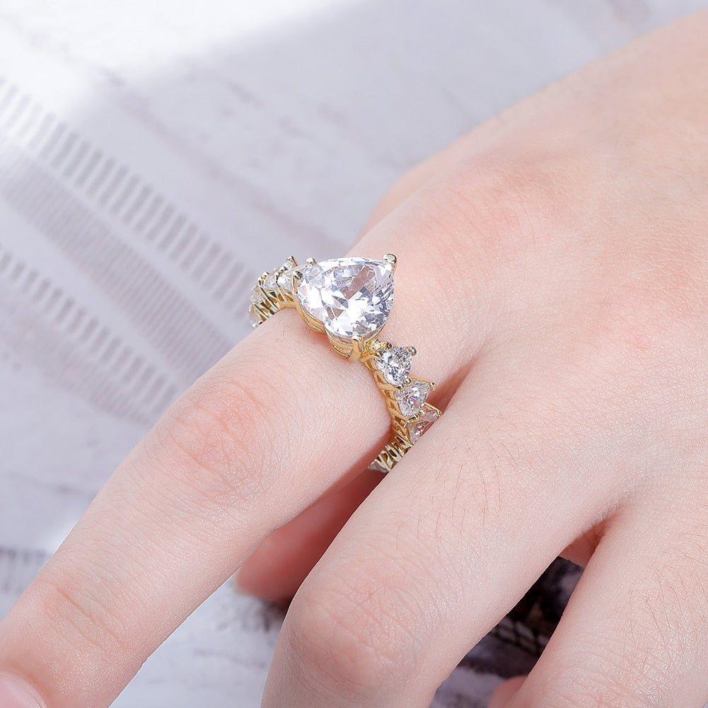 The Special Heart Cubic Zirconia Ring - the jewellery house