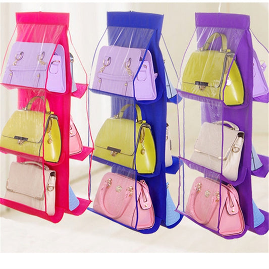 6 Pocket Foldable Hanging Bag Organizer