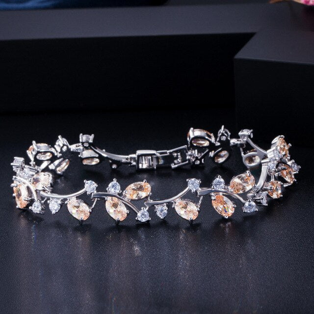 Royal  Crystal Tennis Bracelet - the jewellery house