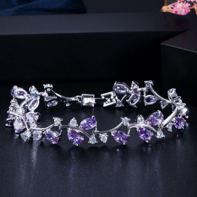 Royal  Crystal Tennis Bracelet - the jewellery house