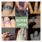2.6 Ct White Blue 3 Pcs Sterling Silver Gemstone Ring - The Jewellery House