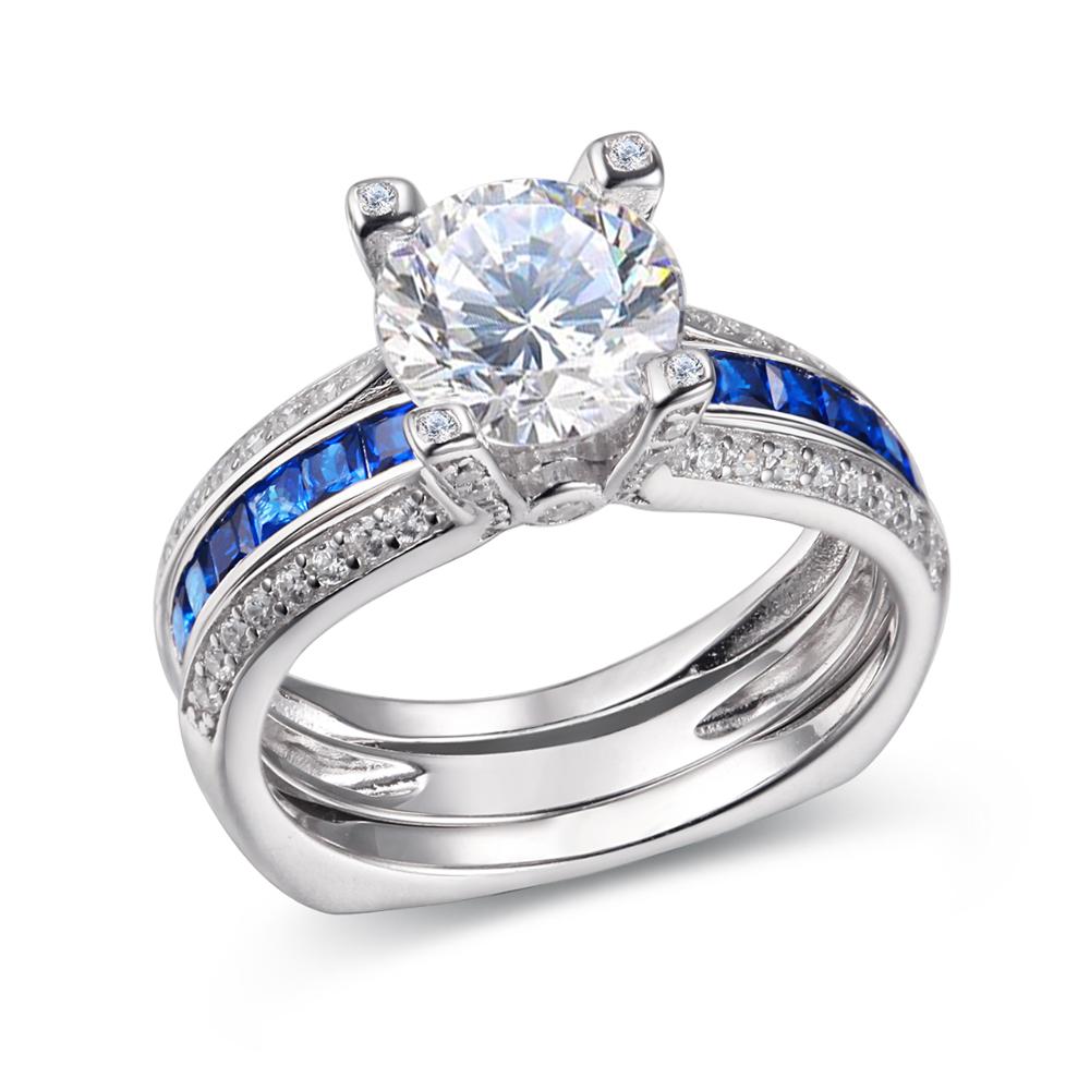 Blue River Ring Bridal Sets - the jewellery house