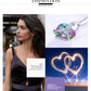 I Love Your Heart Swarovski Crystal Necklace - the jewellery house
