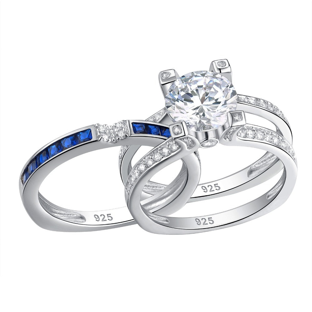 Blue River Ring Bridal Sets - the jewellery house