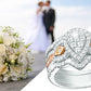 3 Pcs Special Silver Wedding Ring - the jewellery house
