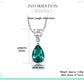 The Emerald Flame Necklace - the jewellery house