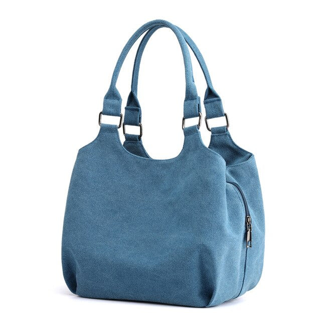 Canvas Shoulder Women Bag - the jewellery house