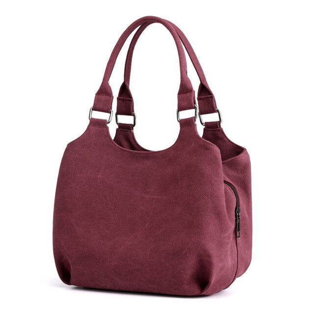 Canvas Shoulder Women Bag - the jewellery house