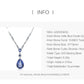 Natural Iolite Blue Quartz Crystal Necklace - the jewellery house