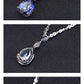 Natural Iolite Blue Quartz Crystal Necklace - the jewellery house