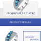 The Elegant Blue Mona Lisa Ring - the jewellery house
