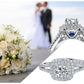 The Blue Side Victorian Wedding Ring Sets - the jewellery house