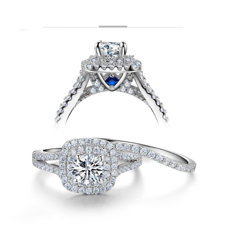 The Blue Side Victorian Wedding Ring Sets - the jewellery house