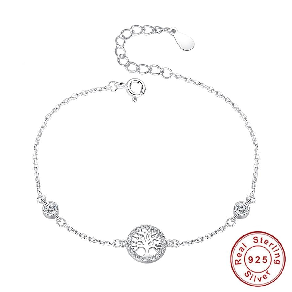 925 Sterling Silver Tree Bracelet - The Jewellery House