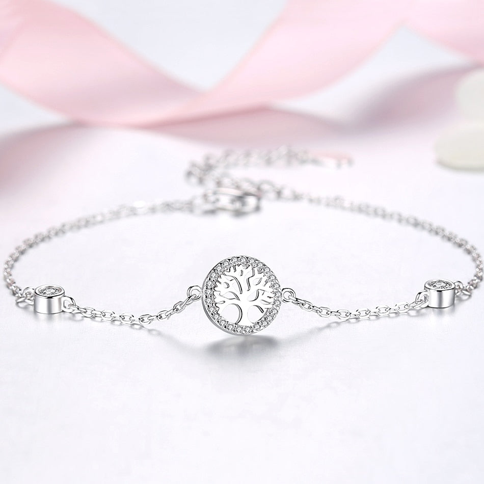 925 Sterling Silver Tree Bracelet - The Jewellery House