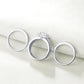 Zircon Princess Wedding Ring Set - the jewellery house