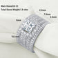 Zircon Princess Wedding Ring Set - the jewellery house