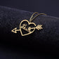 Customized Name With  Arrow Love heart Necklace With Name & Pendants - The Jewellery House