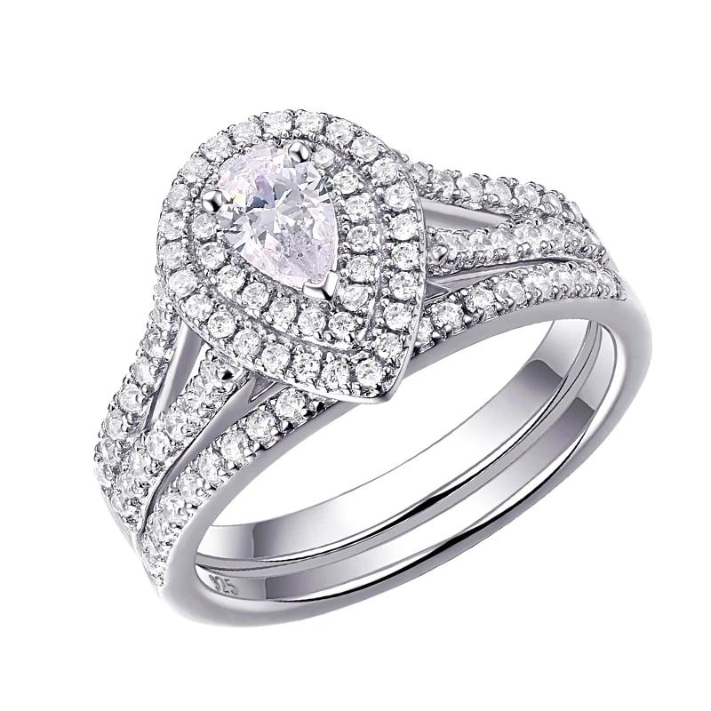 1.2 Carats CZ 925 Sterling Silver Engagement Ring - The Jewellery House