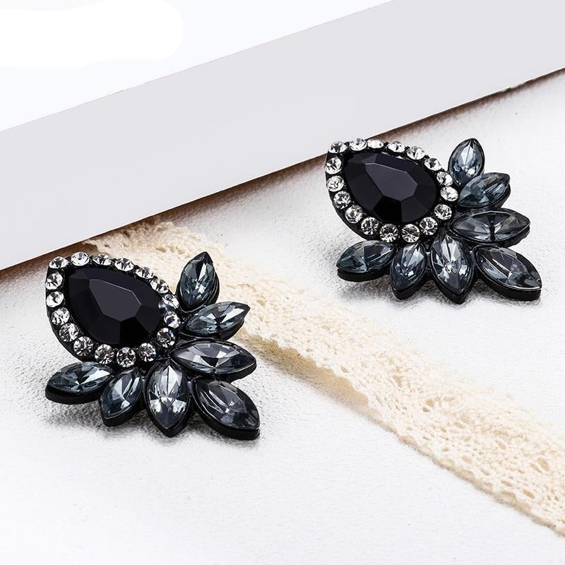 Water Drop Crystal Jewellery Earrings -the jewellery house